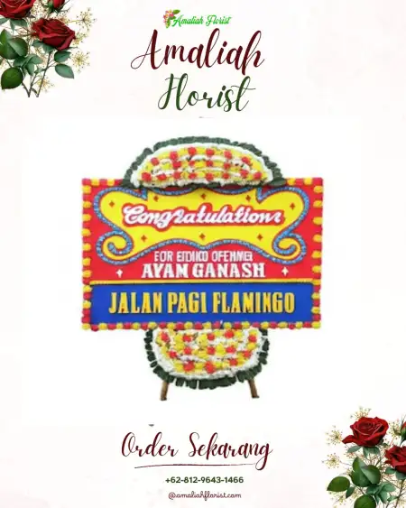 Sewa Papan Bunga Belega